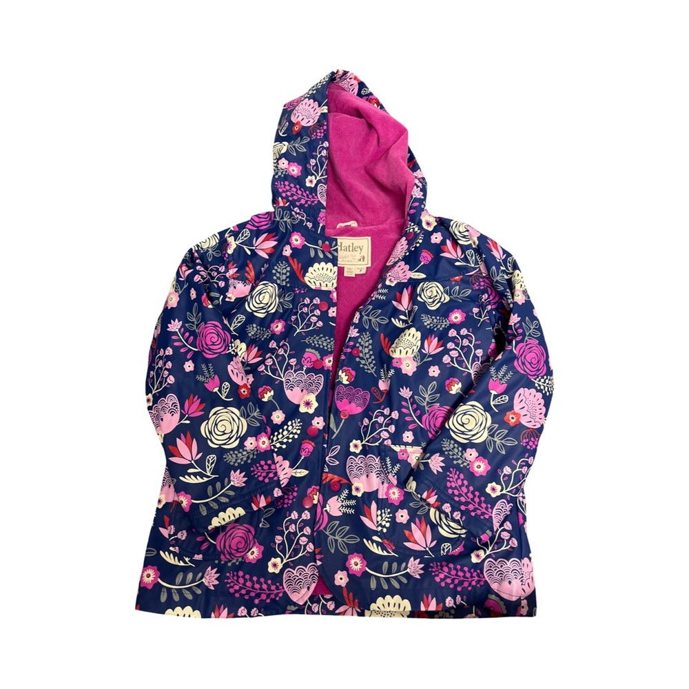 Hatley Pink and Blue Floral Jacket